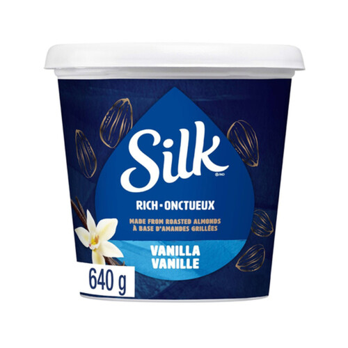 Silk Dairy Free Plant Based Almond Yogurt Vanilla Flavour 640 g