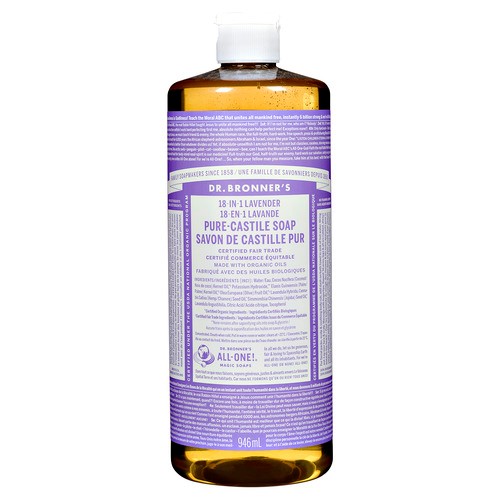 Dr. Bronner's Liquid Soap Pure Castile Lavender 946 ml