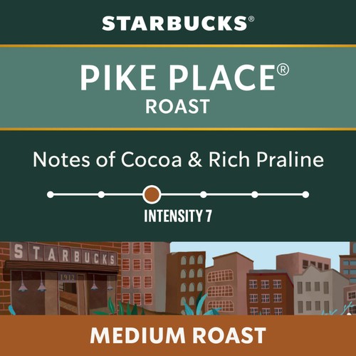 Starbucks Nespresso Coffee Pods Pike Place Roast 10 Capsules 53 g
