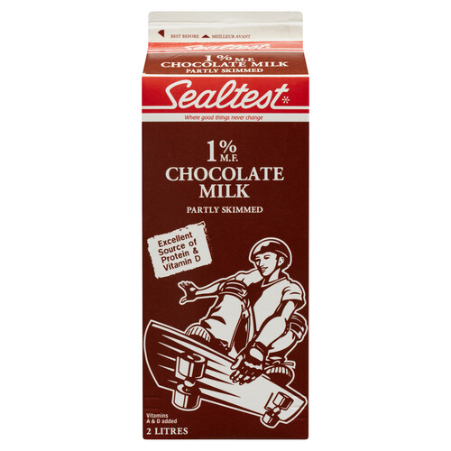 Sealtest 1% Milk Partly Skimmed Chocolate 2 L