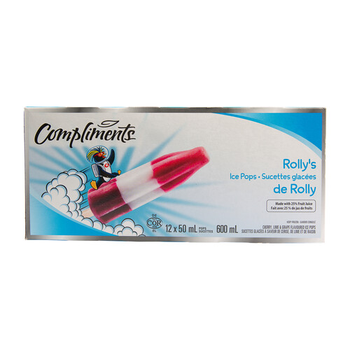 Compliments Rolly's Ice Pops 12 x 50 ml