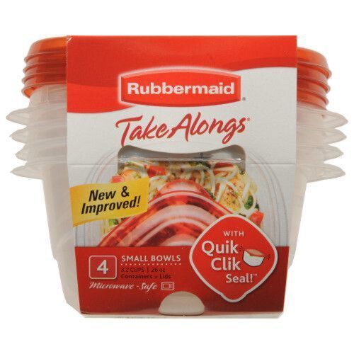 Rubbermaid Take Alongs 3.2 Round Cup Container 4 EA