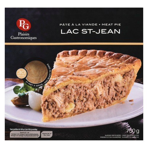 Plaisirs Gastronomiques Meat Pie Lac St-Jean 750 g