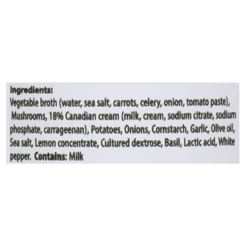 Just Soup Gluten-Free Soup Creamy Mushroom 480 ml