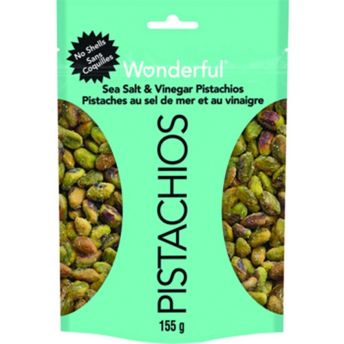 Wonderful Pistachios Salt Vinegar Pistachios 155 g