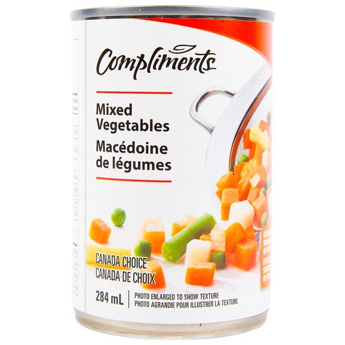 Compliments Canned Mixed Vegetables 284 ml