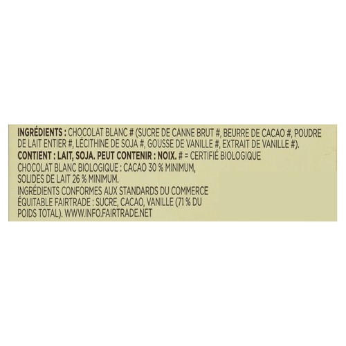 Green & Blacks Organic White Chocolate Bar 90 g