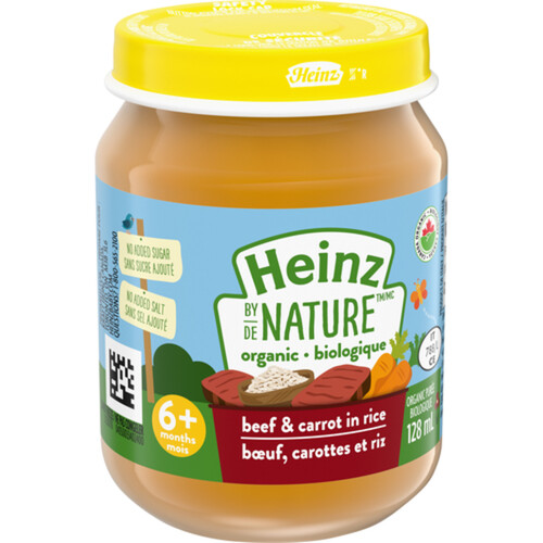 Heinz Organic Baby Treats Heinz By Nature Organic Baby Food Beef