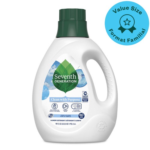 Seventh Generation Detergent Liquid Free & Clear 2.66 L