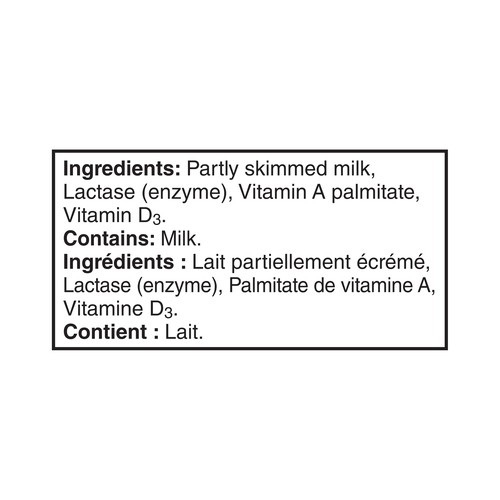 Lactantia Lactose-Free 1% Milk Partly Skimmed 4 L