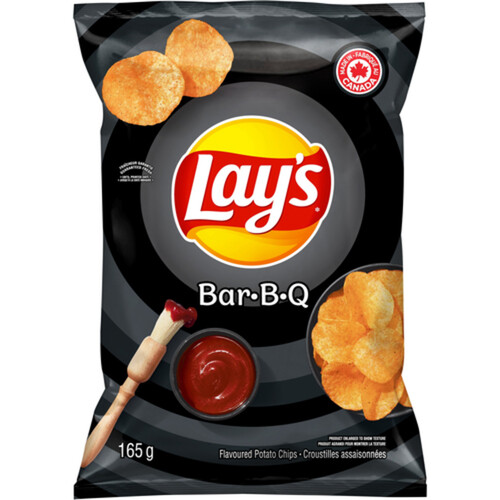 Lay's Bar-B-Q Flavoured Potato Chips 165 g