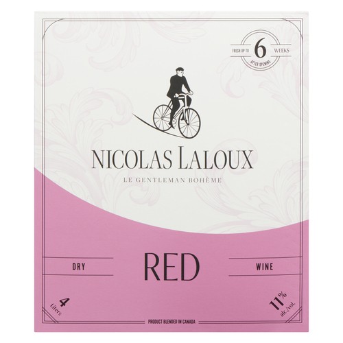Nicolas LaLoux Red Wine 11% Alcohol 4 L