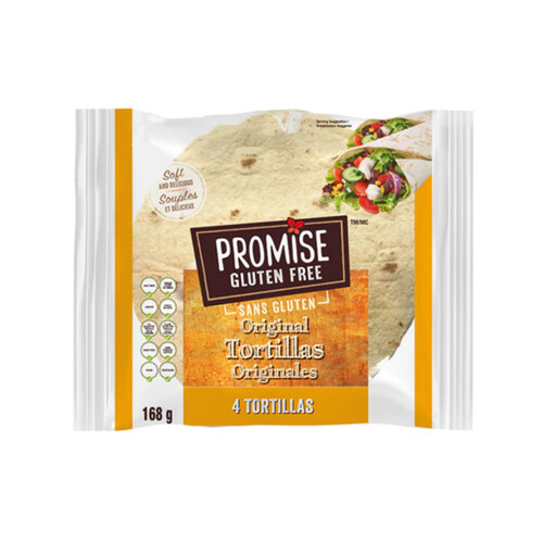 Promise Gluten-Free Tortillas Original 168 g (frozen)