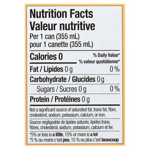 Zevia Sugar-Free Soda Orange Creamsicle 6 x 355 ml (cans)