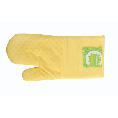 Compliments Silicone Yellow Oven Mitten 1 EA