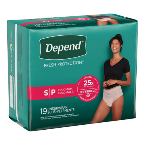 Depend Women's Underwear Small 19 Count