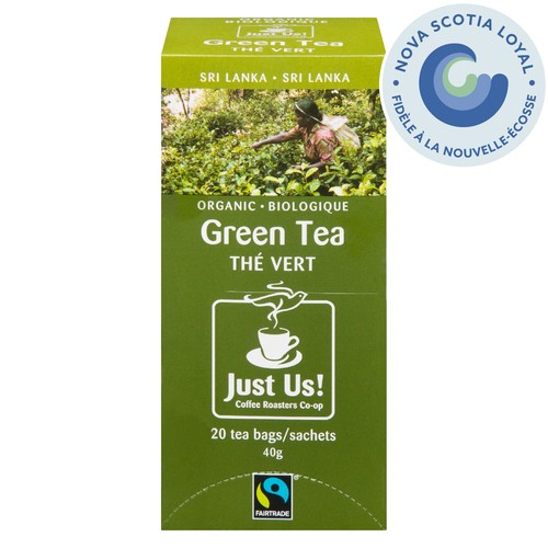 Just Us! Organic Green Tea 20 Tea Bags