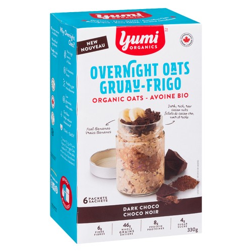 Yumi Organics Overnight Oats Dark Choco 330 g