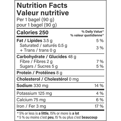 Dempster’s Signature Brioche Style Bagels 5 x 90 g