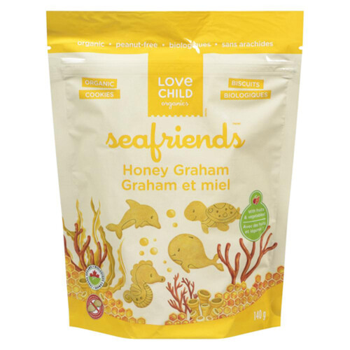 Love Child Organics Baby Food Sea Friends Honey Graham 140 g