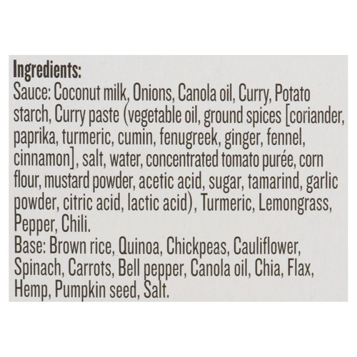 Boosh Plant Based Bowl Coconut Curry Cauliflower 275 g (frozen)
