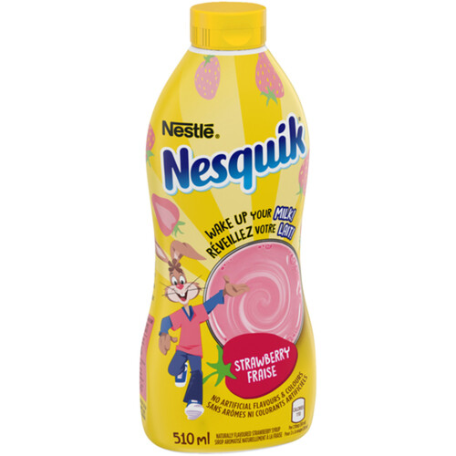 Nestlé Nesquik Syrup Strawberry 510 ml