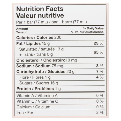 Daiya Dairy-Free Frozen Dessert Bar Salted Caramel Swirl 3 x 77 ml