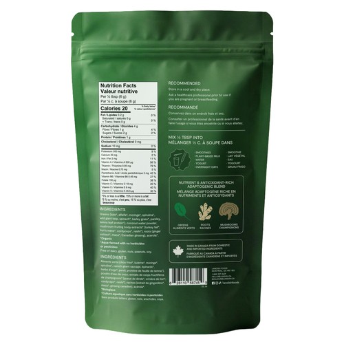 Landish Supplement Adaptogenic Greens Blend 180 g