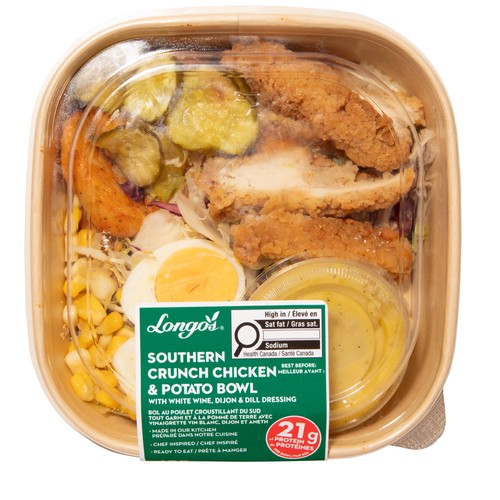 Longo's Power Bowl Southern Crunch Chicken & Potato 425 g