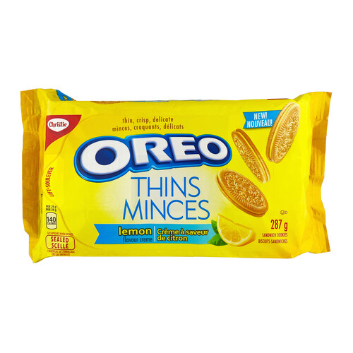Oreo Thins Cookies Lemon 287 g