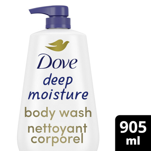 Dove Deep Moisture Body Wash With Pump The Driest Skin For Nourishing 905 ml