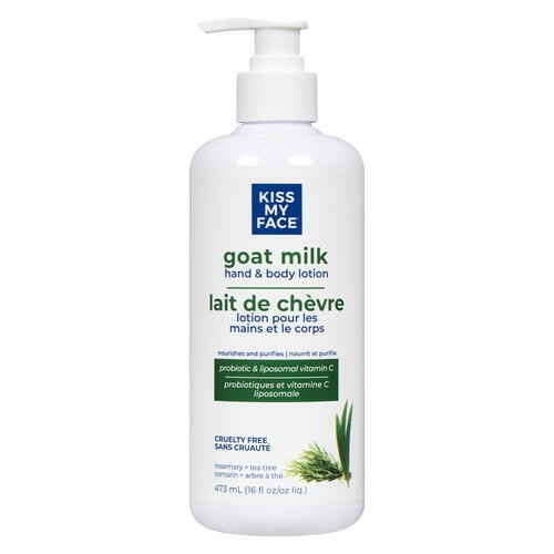 Kiss My Face Goat Milk Body Lotion Rosemary & Tea Tree 473 ml