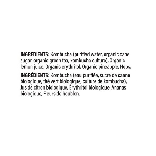 Happy Belly Kombucha Pineapple Lemonade 250 ml
