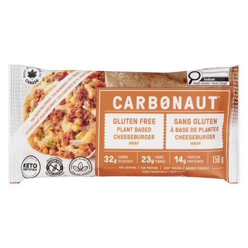 Carbonaut Gluten-Free Plant Base Wrap Cheeseburger 128 g