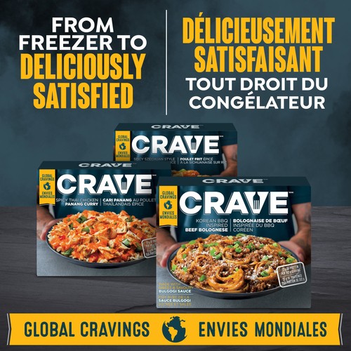 Crave Frozen Meal Beef Bulgogi Bolognese 312 g