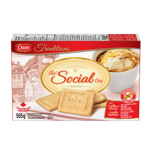 Dare Traditions Peanut-Free Cookies Social Tea 555 g