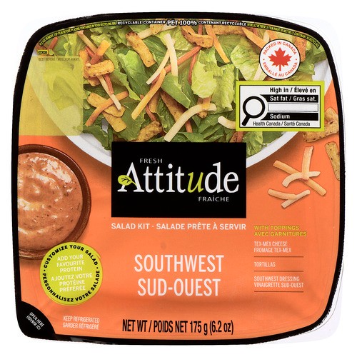 Attitude Individual Salad Kit Southwest 175 g
