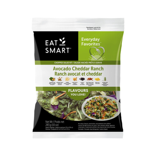 Eat Smart Salad Kit Avocado Cheddar Ranch 283 g