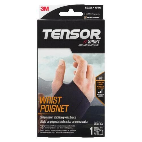 Tensor Sport Compression Wrist Brace Right LG/XL 1 Count