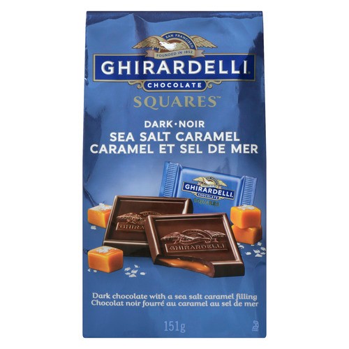 Ghirardelli Dark Chocolate Bag Sea Salt Caramel 151 g