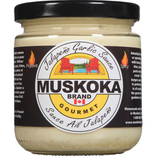 Muskoka Brand Gourmet Garlic Sauce Jalapeño 250 ml