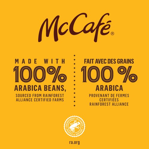 McCafé Ground Coffee Premium Dark Roast Medium 875 g