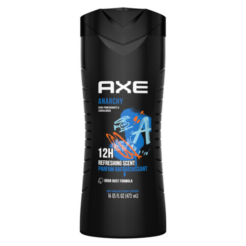 Axe Anarchy Men's Shower Gel Dark Pomegranate & Sandalwood Scent 473 ml
