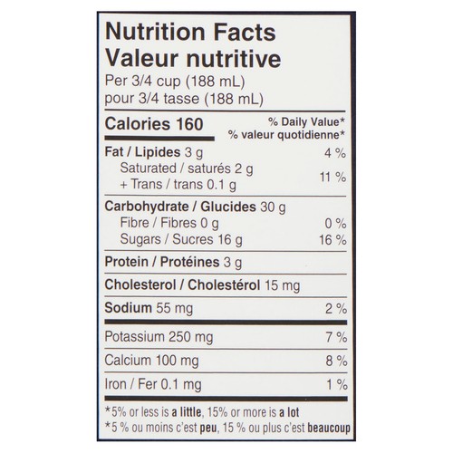 Chapman's Frozen Yogurt Canadian Peaches & Cream 2 L