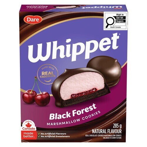 Dare Whippet Chocolate Covered Marshmallow Cookies Black Forest 285 g