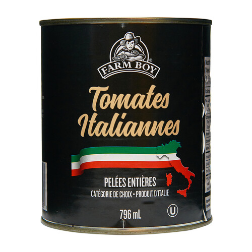Farm Boy Italian Canned Tomatoes Whole Peeled 796 ml