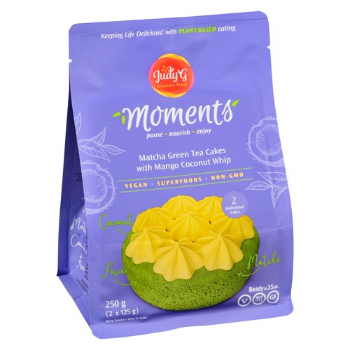 Judy G Gluten-Free Vegan Frozen Cake Matcha Green Tea 250 g