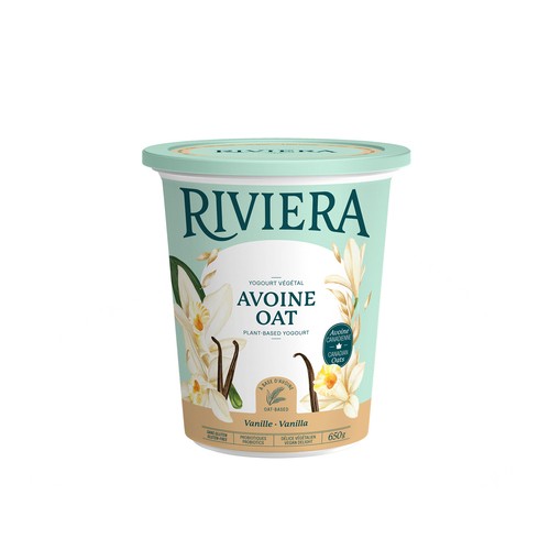 Riviera Plant Based Oat Yogurt Vanilla 650 g