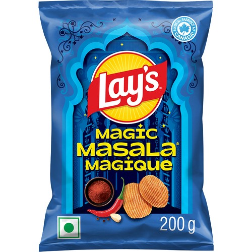 Lay’s Potato Chips Magic Masala Ridged Flavoured 200 g
