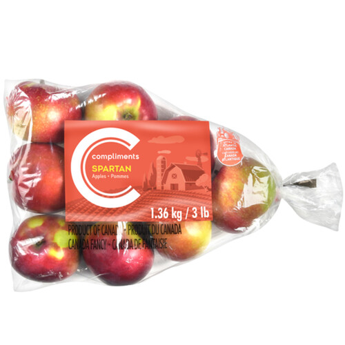 Compliments Apples Spartan 1.36 kg